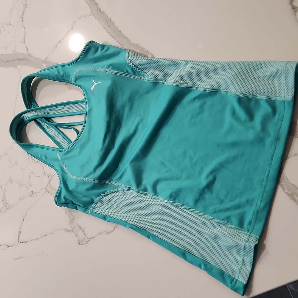 Puma Mint Green workout tank- XS